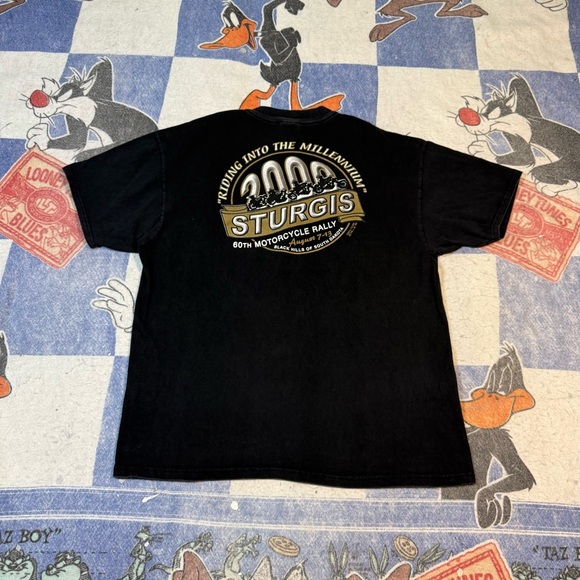 Vintage sturgis biker tee - Picture 3 of 5